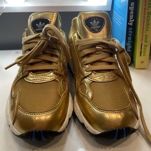 Adidas Falcon Gold Sneakers